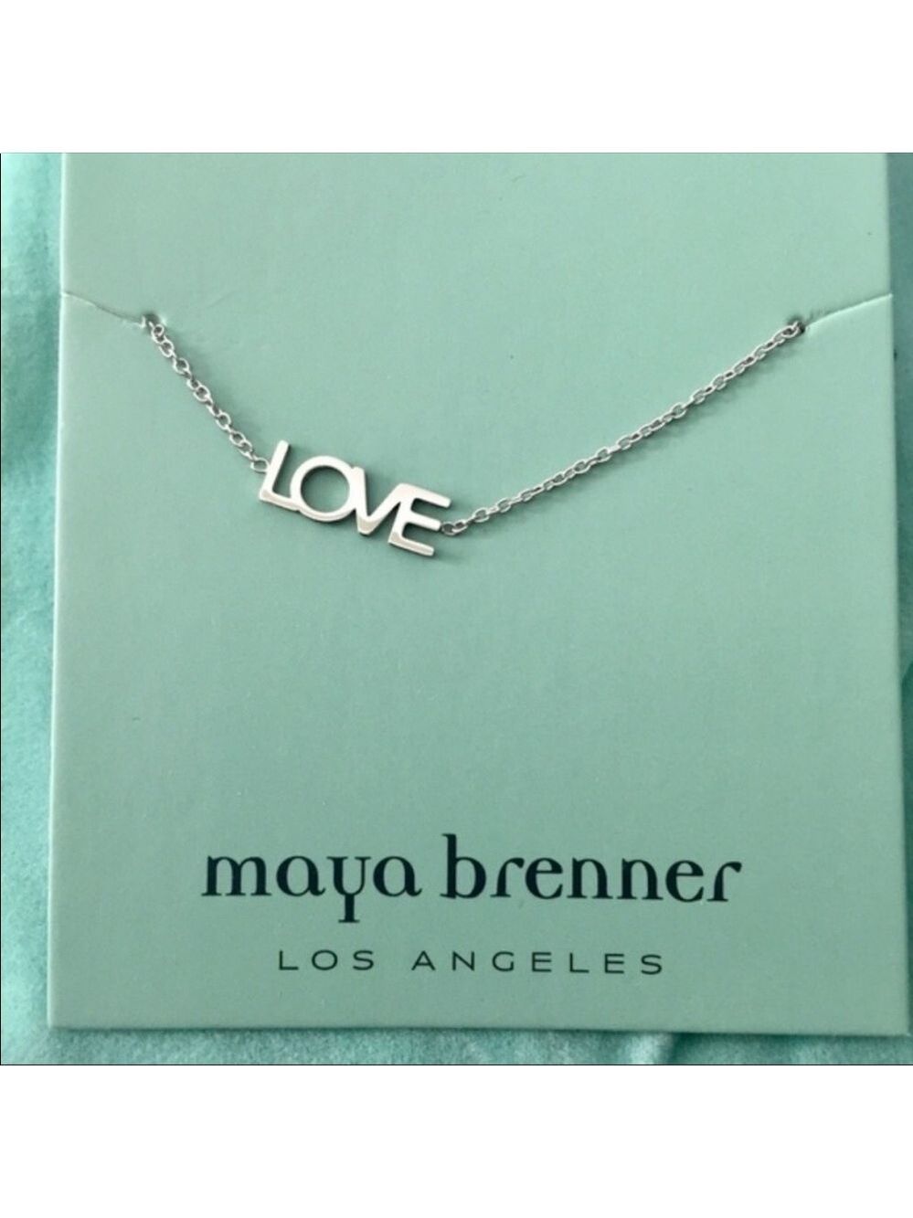 Maya Brenner Silver LOVE Bracelet